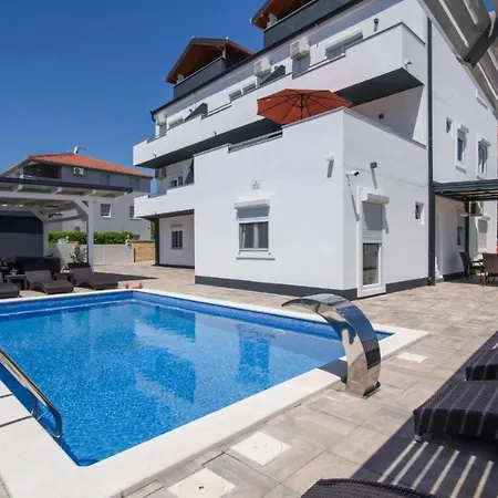 公寓 In Okrug Gornji With Sea View, Terrace, Air Conditioning, Wifi 5134-4